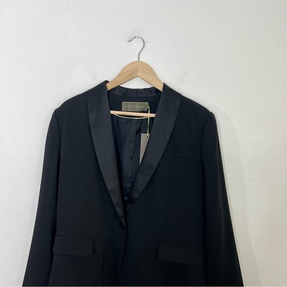 NWT Mint Velvet Black Boyfriend Modern Blazer Size 16 - Picture 7 of 14